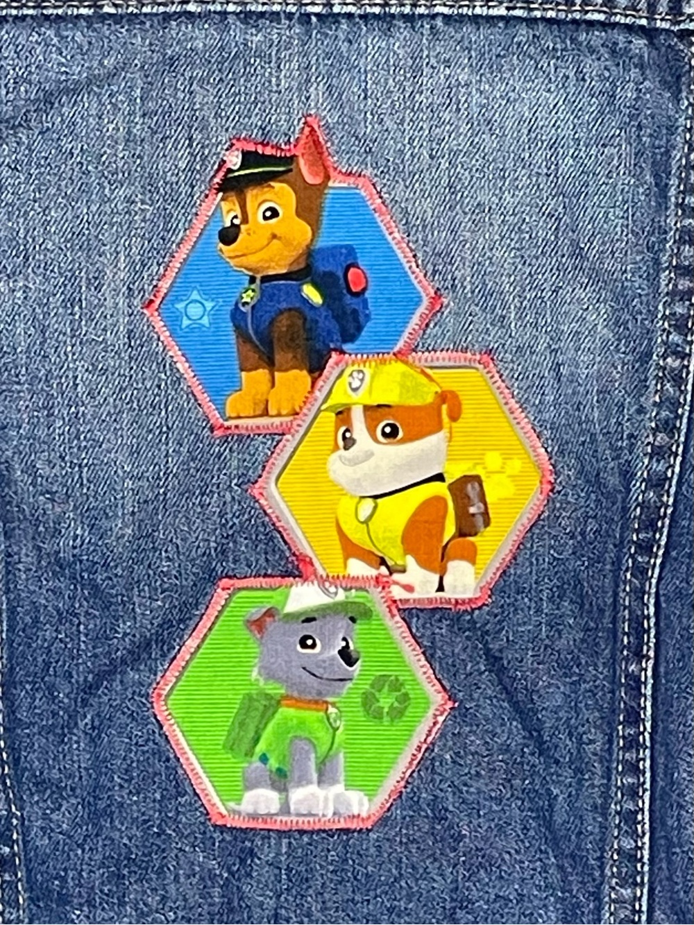 The Children's Place Paw Patrol Classic Trucker Style Denim Jean Jacket Snaps 4T - Picture 8 of 13